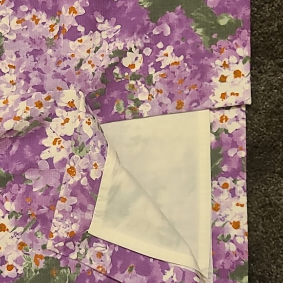 J Crew Purple Floral Skirt Size 2 - Picture 5 of 6